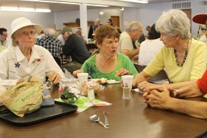 Friends Doris Martz (left)