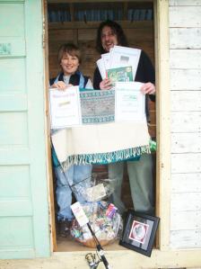 Ja'Noah Spratt and Damien Cortez get ready for the 'Mother of All Talent Shows Rides Again' on Saturday.