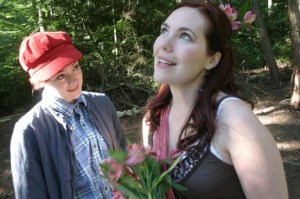 Kate Hodges and Bristol Bloom are inseparable cousins and best friends as Rosalind and Celia in “As You Like It