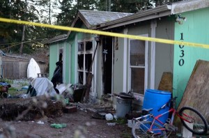 Fire severely damaged a home in the Mutiny Bay area early Thursday. Authorities have deemed it suspicious.