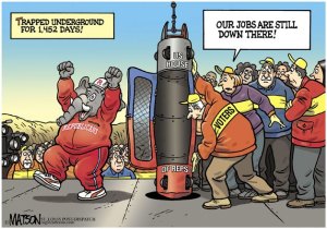 Today's cartoon is by RJ Matson