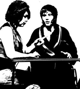 Roberta Sam plays Junie Moon and Josh Cloudwalker is Warren in “Tell Me That You Love Me