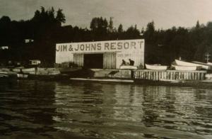Jim & Johns Resort on Columbia Beach is among Bill Haroldson’s topics at the Tilth Farmers Market Sunday.