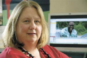 Mary Ella Keblusek of Langley waits for the word that her  husband
