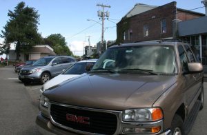 Parking on First Street may look a little different in Langley’s future. A proposal will be made by June for the parking space configuration on Langley’s main shopping roadway to keep angled spots but remove four in favor of small pedestrian areas.
