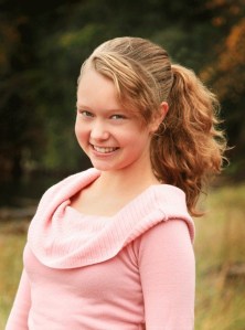 Hannah McConnaughey is all smiles after unexpectedly winning the adult category of the Spirit of Writing Contest 2010.