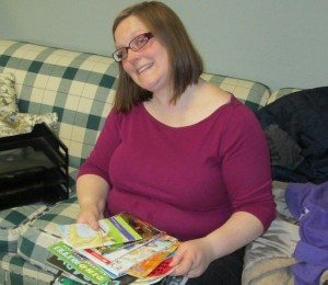 Erin Wilkie is Volunteer of the Month for March at the Family Resource Center. As a mother of six