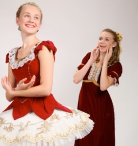 Misha Flem dances the magical part of the Doll while Grace Swanson