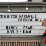 Kyle Jensen / The Record Longtime Langley resident and travel writer Sue Frause stands in front of Whidbey Island Center for the Arts prior to her last Kitsch N&rsquo; Bitch show.