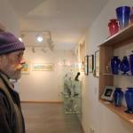 Kyle Jensen / The Record                                George Springer strolls through his primary business, Hellebore Glass, which is located at 308 1st Street # 1. Springer took glassblowing classes with &ldquo;primo maestro&rdquo; Lino Tagliapietra.