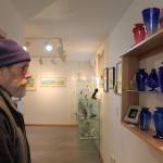 Kyle Jensen / The Record                                George Springer strolls through his primary business, Hellebore Glass, which is located at 308 1st Street # 1. Springer took glassblowing classes with &ldquo;primo maestro&rdquo; Lino Tagliapietra.