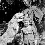 Contributed photo A young Bill Hunziker stands next to Langley&rsquo;s first female mayor, Helen Coe, in 1927.