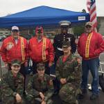 Contributed photo                                Members of Maj. Megan McClung Marine Corps League Detachment 1210 and Seattle Young Marines held a successful Toys for Tots fundraiser at the Clinton and Mukilteo Ferry Docks on Saturday and Sunday.
