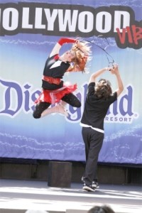 Heather Plumberg and Graham Vanderwood give their best during the winning performance of the "Puppeteer."