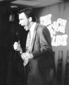 Frank King performs at the Punch Line in Atlanta