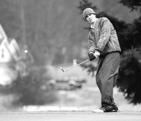 Playing in a recent match at Useless Bay Golf and Country Club