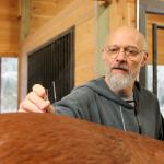 Kyle Jensen / The Record                                Panzer pricks a 25-year-old horse named Chief at acupuncture points. The horse hardly flinched when the needles were inserted.