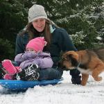 They dreamed of snow on South Whidbey, and so it came to be