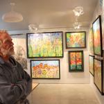 Kyle Jensen / The Record                                Louie Rochon reflects on his work in his studio on Langley Road. Rochon has been renting the space since August.