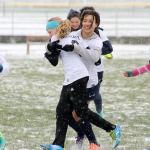 Evan Thompson / The Record                                South Whidbey Reign&rsquo;s U-14 girls soccer club claimed the North Puget Sound League Division 2 Championship on Saturday with a 3-0 win over NSC Impact at South Whidbey High School.