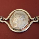 Kyle Jensen / The Record                                Kleinman has ancient coinage from Greek, Roman, Egyptian and Persian civilizations.