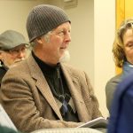Evan Thompson / The Record                                Langley resident Carl Magnusson discusses his thoughts on Seawall Park at a community discussion on Wednesday night at Langley City Hall.