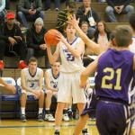Evan Thompson/ The Record                                South Whidbey boys basketball lost to Oak Harbor 40-35 on Dec. 21.