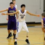 Evan Thompson / The Record                                Taylor Pope, South Whidbey&rsquo;s leading scorer, was held to seven points in a 40-35 loss to Oak Harbor on Dec. 21.