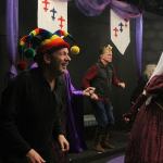 Kyle Jensen / The Record                                Kevin Lynch (left) and Kent Junge (right) rehearse their roles a week prior to the debut of &ldquo;Knight Fever!&rdquo; put on by Never Too Late Productions.