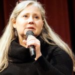 Contributed photo                                Vivian Rogers Decker, founder of SPIN Café in Oak Harbor, discusses homeless youth.