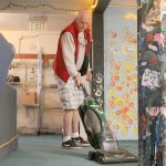 Evan Thompson / The Record &mdash;                                Bruce Allen vacuums the floor at The HUB in Langley. The HUB will reopen on Monday, Jan. 23 after a six-month-long hiatus due to insufficient funding.