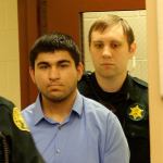 Photo by Jessie Stensland / Whidbey News-Times                                Arcan Cetin appears in a Skagit County courtroom after his arrest last year.