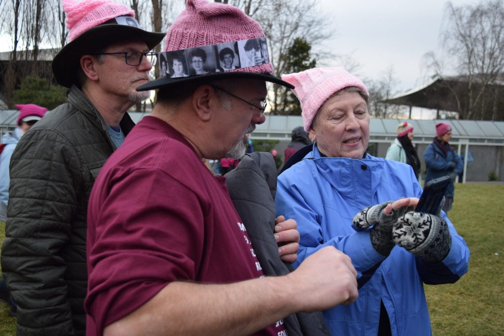 Whidbey residents make history as part of Womxn’s March on Seattle