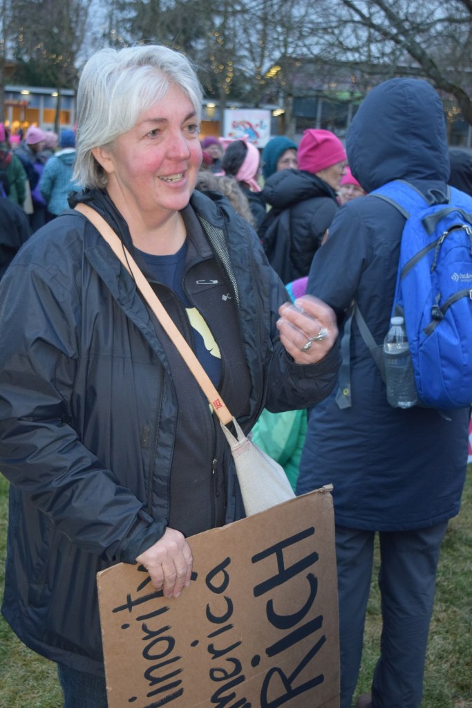 Whidbey residents make history as part of Womxn’s March on Seattle
