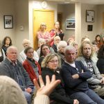 Evan Thompson / The Record &mdash; Attendees at a Langley City Council meeting Jan. 20 listen to Belinda Griswold of the citizens&rsquo; group &ldquo;Sanctuary Langley.&rdquo; The Langley City Council may adopt a resolution proposed by the city&rsquo;s ethics board that would indefinitely table sanctuary city status.