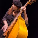 ML Harris photo &mdash; O&rsquo;Donnell plays her fretless bass, named Emi. She&rsquo;s a member of South Whidbey acts Hot Club of Troy and Trio Nouveau.