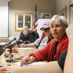 Evan Thompson / The Record &mdash; City Councilwoman Dominque Emerson discusses the ethics board&rsquo;s recommendation at Jan. 20 meeting.