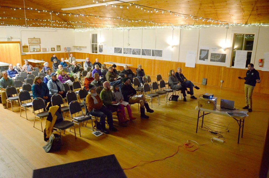 Justin Burnett/The Record &mdash; More than 30 people turned out for Washington State Parks&rsquo; final public meeting concerning plans for South Whidbey State Park, Possession Point and tidelands at Useless Bay.