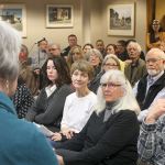 Evan Thompson / The Record                                Langley City Councilwoman Rene Neff discusses the intricacies of an &ldquo;inclusive city&rdquo; resolution approved by the city council on Tuesday night at City Hall. More than 50 people attended the meeting.