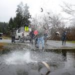 SLIDESHOW | Lone Lake swimming with rainbows; fly clubs dump 500 pounds of trout into ‘regional’ fishing hole