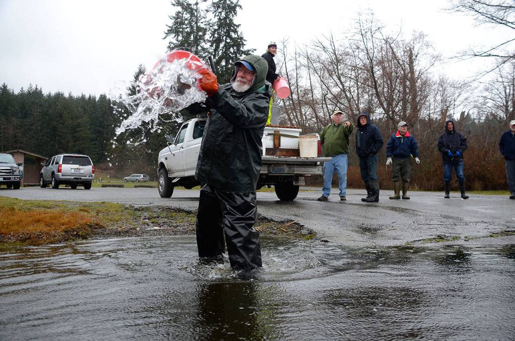 SLIDESHOW | Lone Lake swimming with rainbows; fly clubs dump 500 pounds of trout into ‘regional’ fishing hole