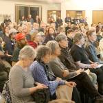 Evan Thompson / The Record &mdash; Around 200 people attended a sanctuary city meeting at the Langley United Methodist Church on Feb. 9. The Langley City Council&rsquo;s next meeting at 5:30 p.m. on Monday, March 20 will be held at the Langley church.