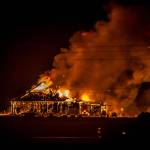 Iconic Central Whidbey barn burns to ground