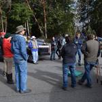 Volunteers clean up Dan Porter Park in Clinton