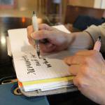 Kyle Jensen / The Record &mdash; Writing is like breathing for Radmacher. She says she writes and creates something every day.