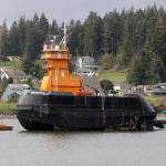 Kyle Jensen / The Record &mdash; Nichols Brothers most recently completed vessel, an articulating tug barge named S-182 Abundance, launched from the boat yard on Tuesday. It&rsquo;s the heaviest vessel to launch from the boat yard in &ldquo;a long time.&rdquo;