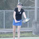 Evan Thompson / The Record &mdash; South Whidbey sophomore Mary Zisette defeated Archbishop Murphy&rsquo;s 6-3, 7-5 on Thursday afternoon.