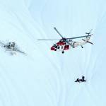 Search and Rescue crews repelled into a valley on Mount Jupiter in Olympic National Park on Sunday to help two people who crashed the plane they were flying. Photo provided by the Washington Wing of the Civil Air Patrol.