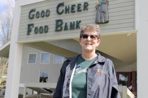 Evan Thompson / The Record &mdash; Kathy McCabe, longtime executive director of Good Cheer Food Bank & Thrift Stores, is retiring this summer after 15 years at the helm.