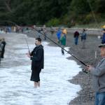 Record file &mdash; Fishermen at Bush Point try their luck for pinks in 2015. Last year&rsquo;s season was a bust, but state experts say 2017 should be better.